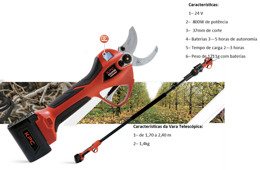 TESOURA DE PODA ELÉTRICA KS3700