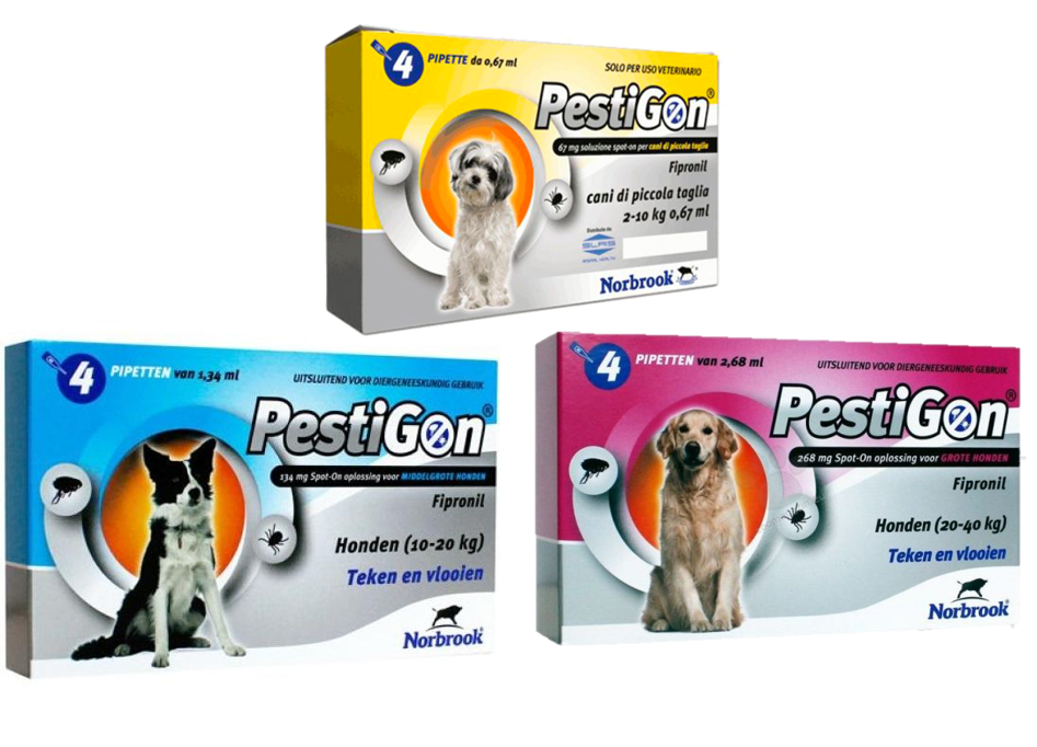 PIPETAS PARA CÃES PESTIGON