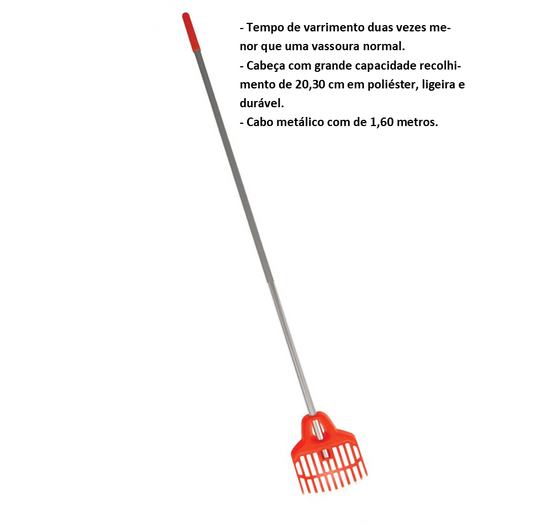 VASSOURA LITTLE LOAD COM 11 DENTES