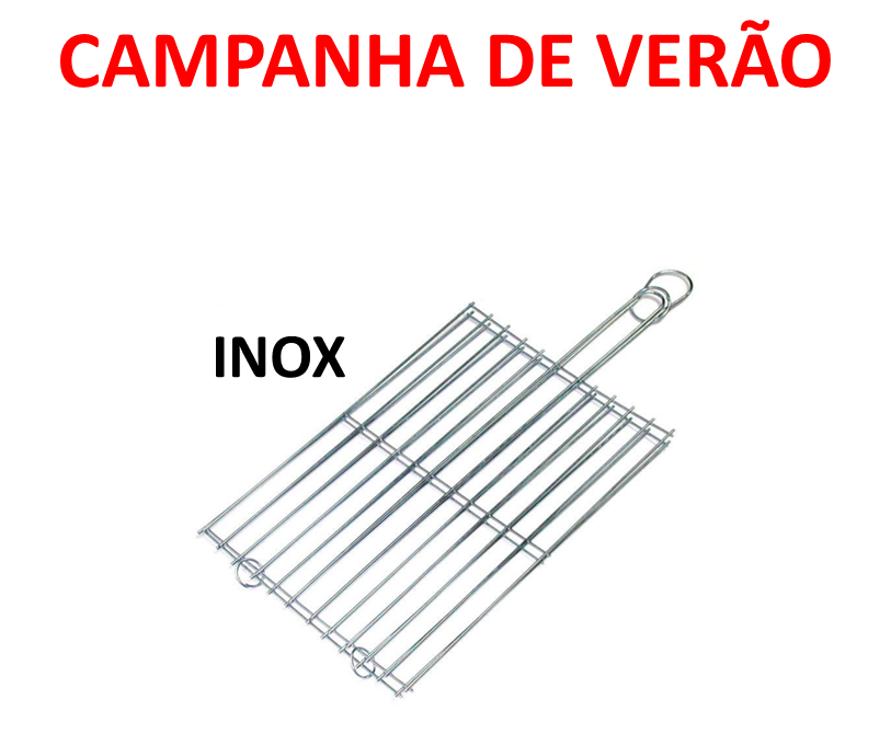 GRELHA TIPO SARDINHA (INOX)