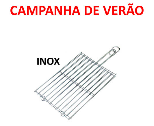 GRELHA TIPO SARDINHA (INOX)