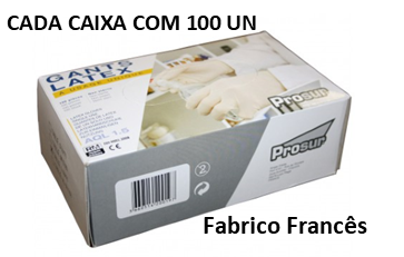 LUVAS LATEX DESCARTÁVEIS S/ PÓ