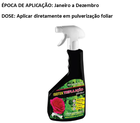 ISOTEK TRIPLA AÇÃO - INSETICIDA, FUNGICIDA E ACARICIDA