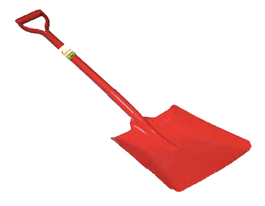 PÁ QUADRADA COM CABO EM METAL