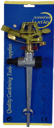ASPERSOR SECTORIAL LATÃO E ESPETO EM METAL