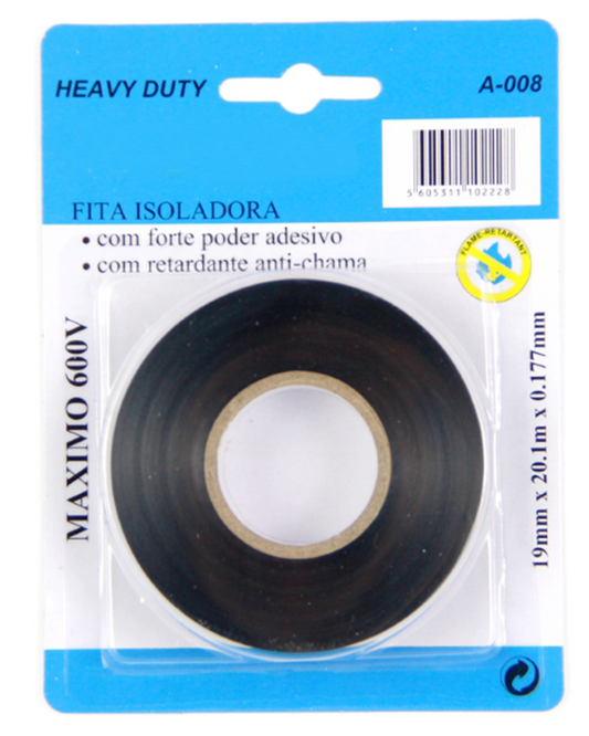 FITA ISOLADORA (ATÉ 600V)