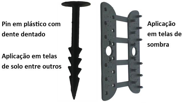 PINS DE FIXAÇÃO / FIXADORES DE TELA